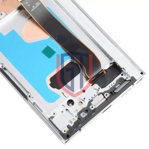 شاشة Super AMOLED LCD أصلية بإطار لهاتف سامسونج جا...