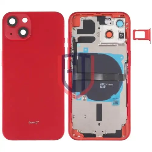 غطاء خلفي لبطارية iPhone 13 مع مفاتيح جانبية وصيني...