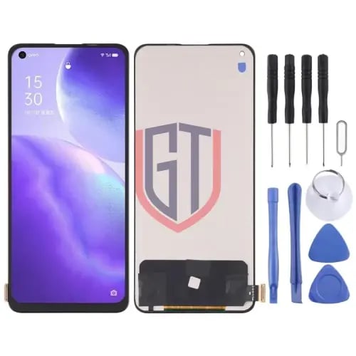 شاشة LCD من مادة TFT ومحول رقمي كامل ل OPPO Reno5...