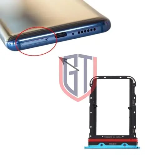 منفذ مدخل بيت الشريحة لهاتف شاومي مي 10