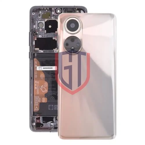 غطاء خلفي للبطارية مع عدسة الكاميرا لهاتف Honor 50