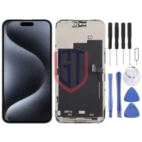 شاشة iPhone 15 Pro Max الأصلية RENEW OLED - استعد...