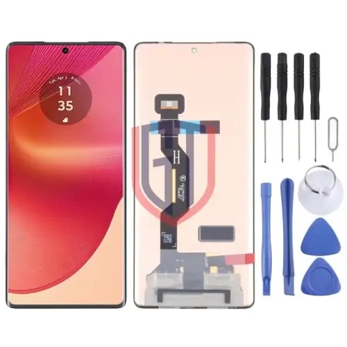 شاشة LCD P-OLED أصلية لهاتف Motorola Edge 50 Pro م...