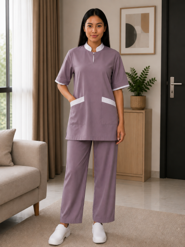 White domestic worker for hospitality