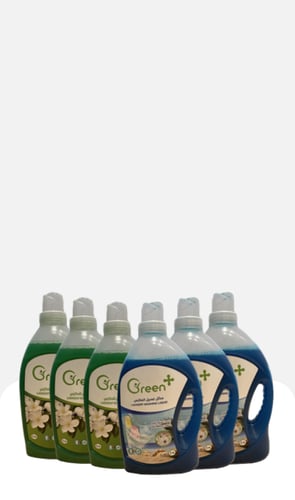 بوكس سائل غسيل الملابس الأزرق والأخضر