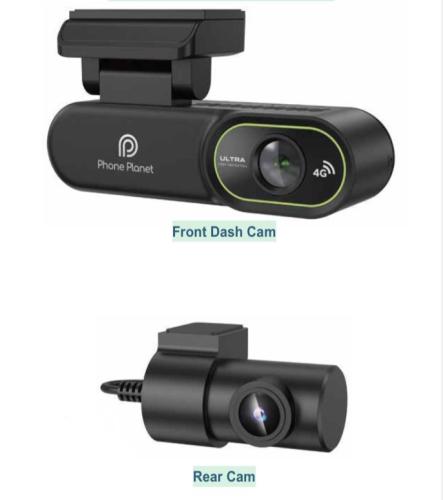 3K+1080P 4G Car Dash Cam