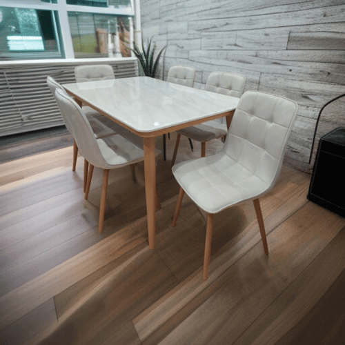 طاولة طعام رخام 8كرسي