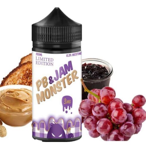 نكهة جام مانستر فول سوداني ومربى عنب JAM MONSTER P...