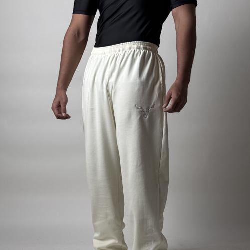 بنطلون رياضي وكاجوال (كريمي)