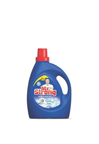 جل غسيل الملابس مستر سترونغ لون أزرق- 3 لتر