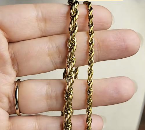 سلسلة مطلية مبرومة ناعمة