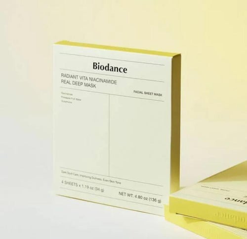 بيودانس قناع فيتا نياسيناميد 34جم ( 4 ماسك )