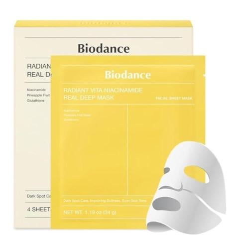 بيودانس قناع فيتا نياسيناميد 34جم ( 4 ماسك )