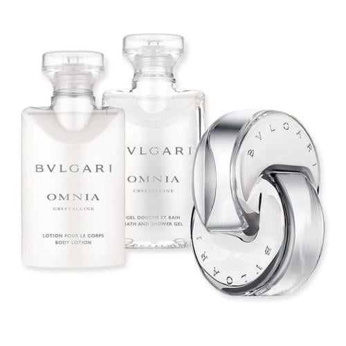 طقم بولغاري اومنيا كريستالين تواليت (عطر 40مل+بودي...