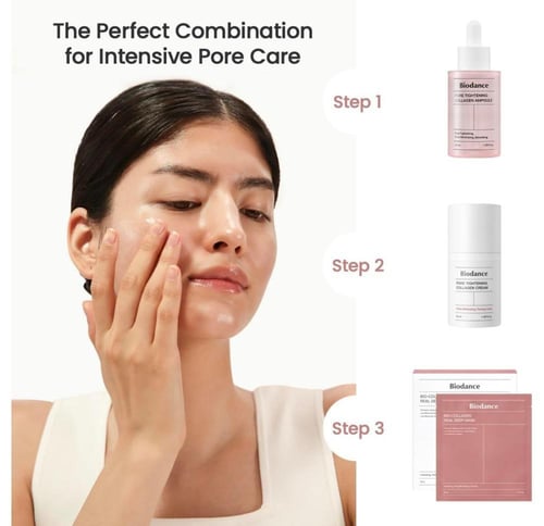 قناع الترطيب العميق بالكولاجين من بيودانس (4 ماسك)