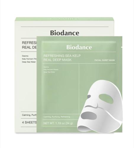 بيودانس قناع ريل ديب ماسك منعش من أعشاب البحر الخض...