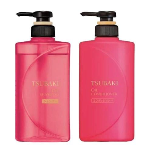 شامبو وبلسم بزيت تسوباكي من شيسيدو 490مل *2