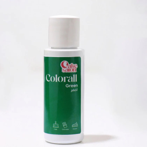 لون زيتي من كولورال Colorall أخضر – 30مل للشوكولات...