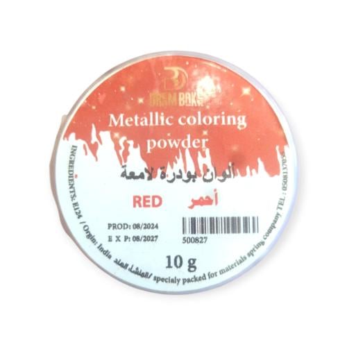 Metallic red powder color 10g