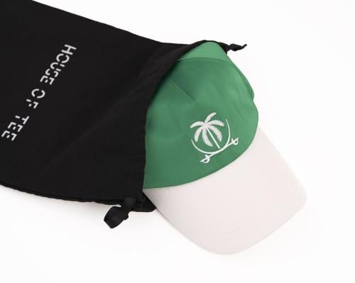 Satin Cap with Palm & Swords Emblem