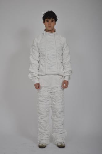 Adjustable white jacket