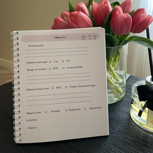 دفتر لتخصص علاج طبيعي(اطفال)