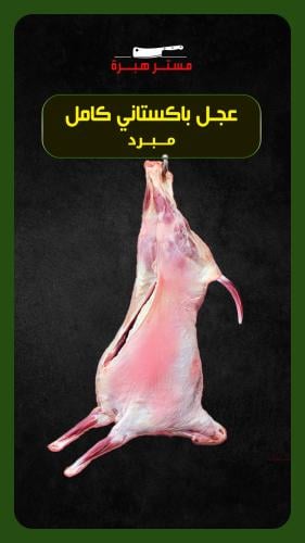 عجل باكستاني مبرد كامل