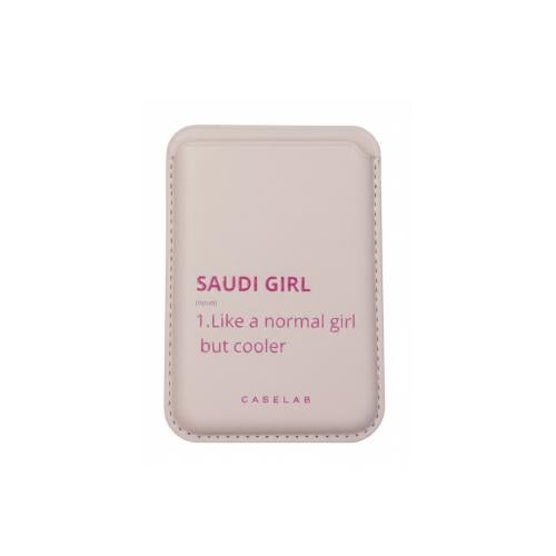 DIRTY PINK CARD HOLDER