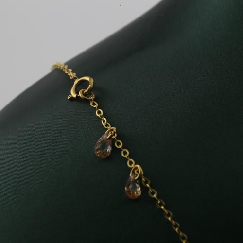 طقم ذهب مبروم امواج البحر - عيار 21