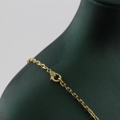 عقد ذهب نبتة رباعية ملفت - عيار 18