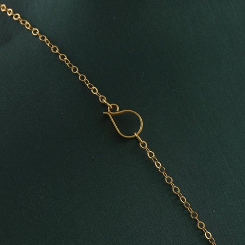 طقم ذهب سداسي بأجزاء منقوشة - عيار 21