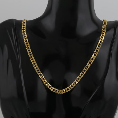 عقد ذهب جنزير - عيار 21