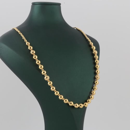 عقد ذهب كرات الذهب - عيار 21