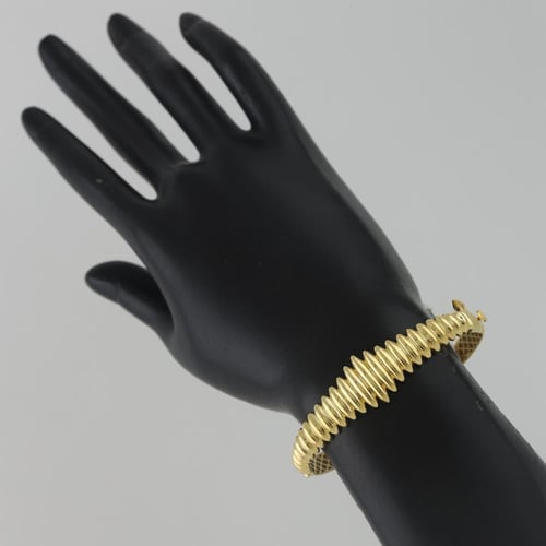 اسوارة ذهب واقف مموجة - عيار 18