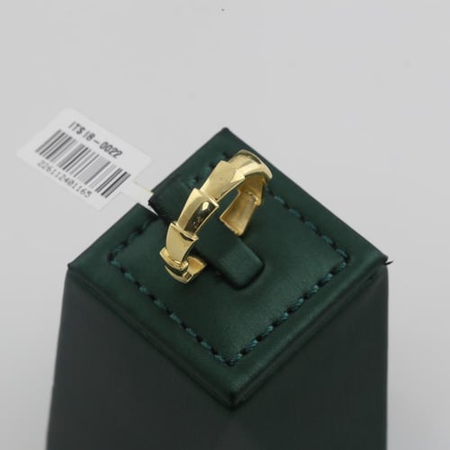 طقم ذهب مثلثات متداخلة - عيار 18