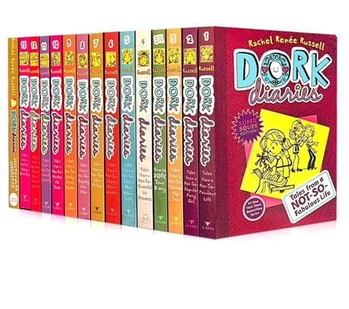 Dork Diaries Books 1/18 set in box