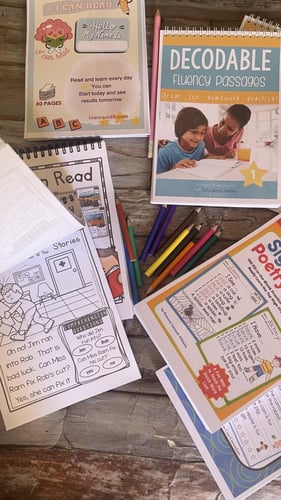 بكج القراءة المتدرجة للاطفال