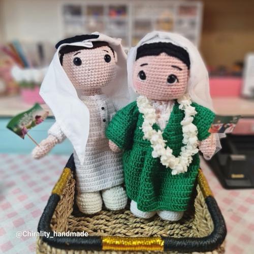 طقم دميتين فطومة و هاني