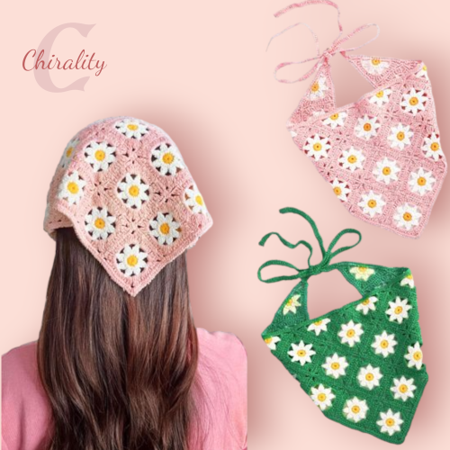 بندانة شعر بزهرة البابونج