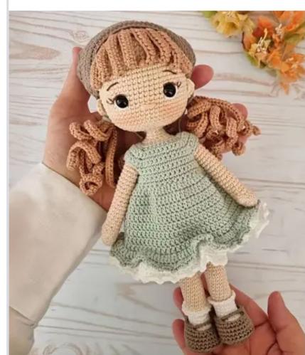 Maya Crochet Doll (20 cm)