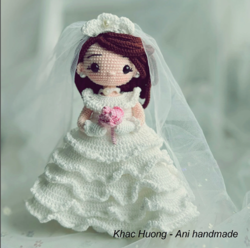 Luxury wedding doll