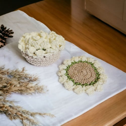 مفارش اكواب الشاي ( 5 قطع)