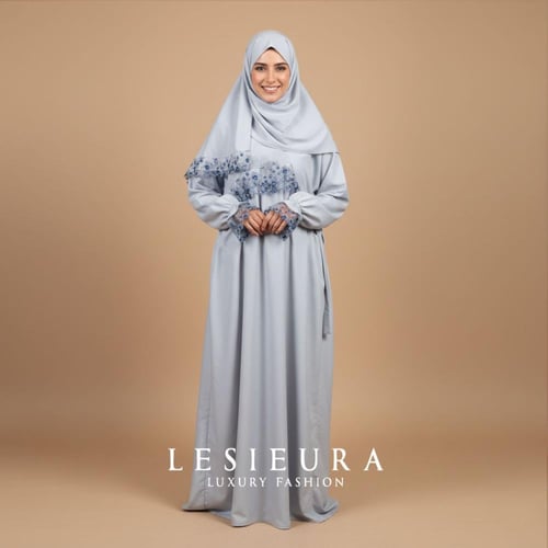 شرشف صلاه سماوي مع تطريز ورد