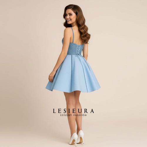 فستان سهره بلو غليتر المميز