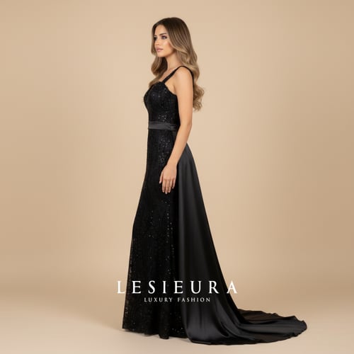 فستان سيرافينا الاسود