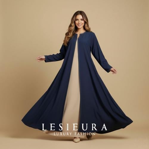 عبايه نيڤي بلوم الكحلية