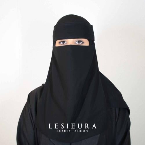 نقاب طويل شريط قصير