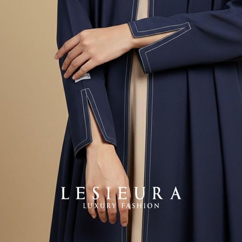 عبايه نيڤي بلوم الكحلية