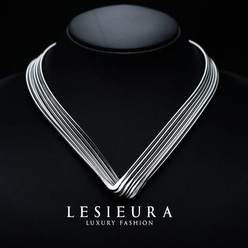 طقم اكسسوار إيليغان الفضي