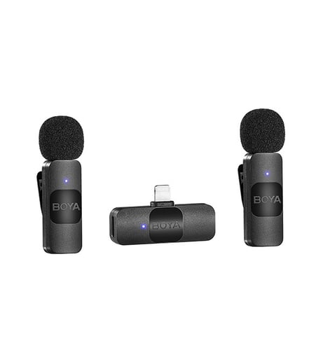 BY-V2 Ultracompact 2.4GHz Wireless Microphone Syst...